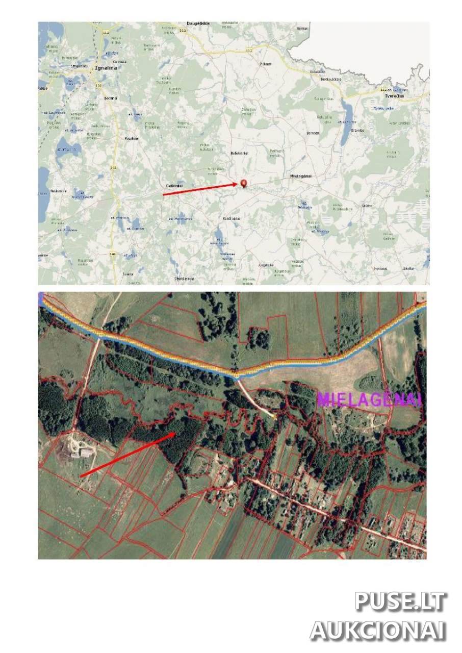Žemės sklypas Sklypai Krikonių g., Krikonys II, Mielagėnų sen., Ignalinos r. sav. 2