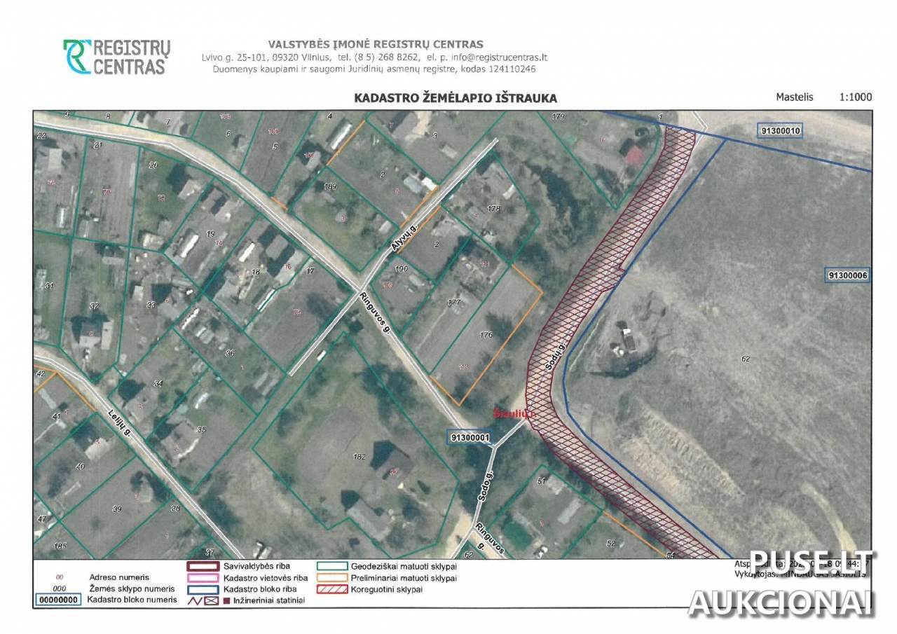 Žemės sklypas Sklypai Alyvų g. 3, 80269 Beržynė, Kužių sen., Šiaulių r. sav. 1