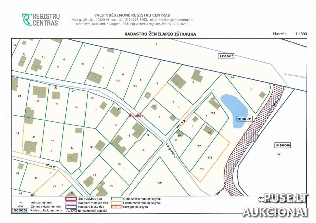 Žemės sklypas Sklypai Alyvų g. 3, 80269 Beržynė, Kužių sen., Šiaulių r. sav. 2