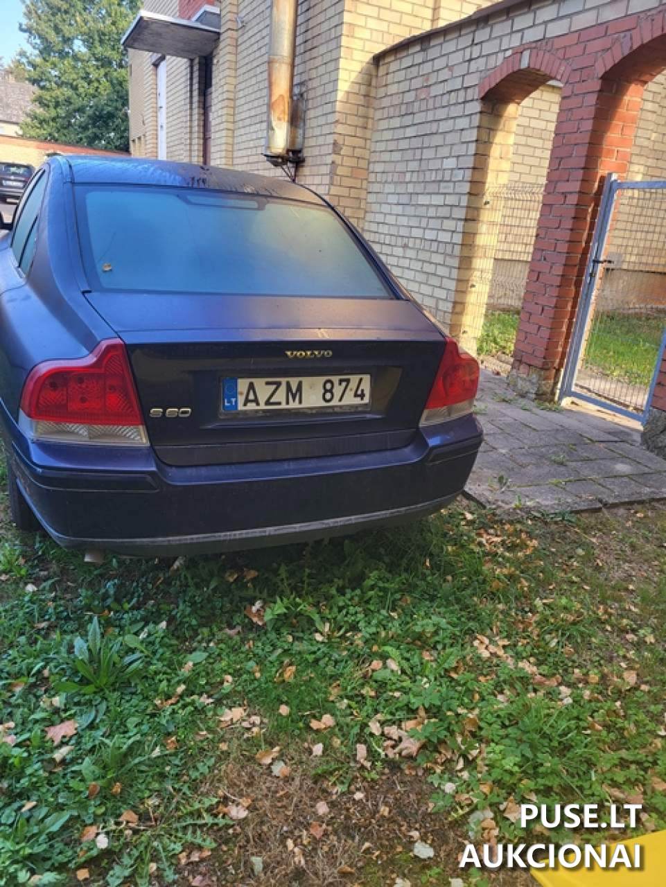 Automobilis VOLVO S60 (valstybinis Nr. AZM874) Lengvasis automobilis 4