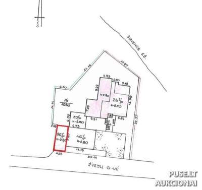 Garažas Biržuose, Žvejų g. 2C, pradinė kaina 6699 EUR, bendras plotas 32.33 kv.m