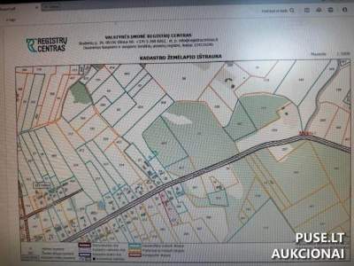 Žemės ūkio sklypas Molėtų rajone, Dapkūniškių kaime, 0.59 ha, pradinė kaina 1652 EUR