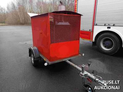 Veikiantis dyzelinis elektros generatorius Geko 20000 su priekaba Šiauliuose, pradinė kaina 1000 EUR