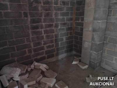 Nebaigtas statyti gyvenamasis namas Klaipėdos rajone, Kulių seniūnijoje, 37140 EUR