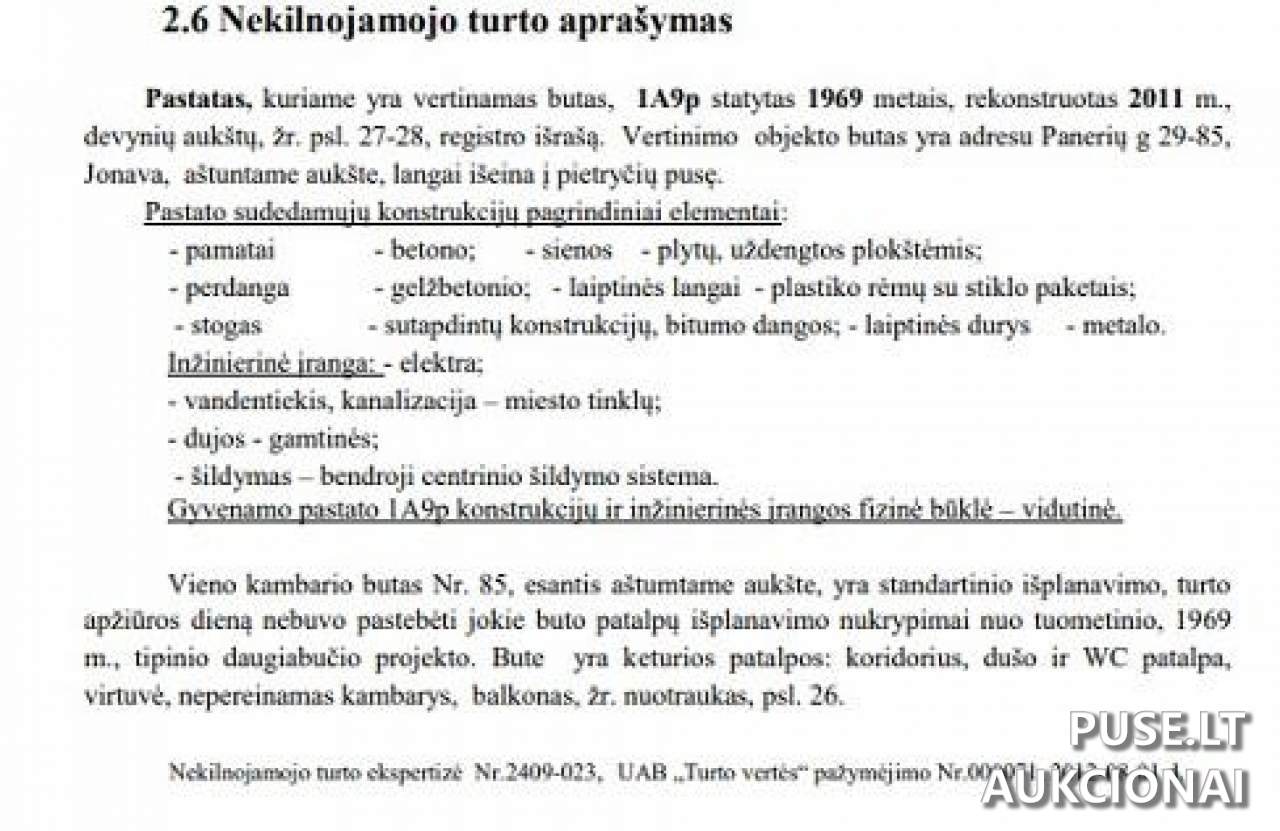 Butas Patalpos/Butai Panerių g. 29, 55187 Jonava, Jonavos miesto sen., Jonavos r. sav. 3