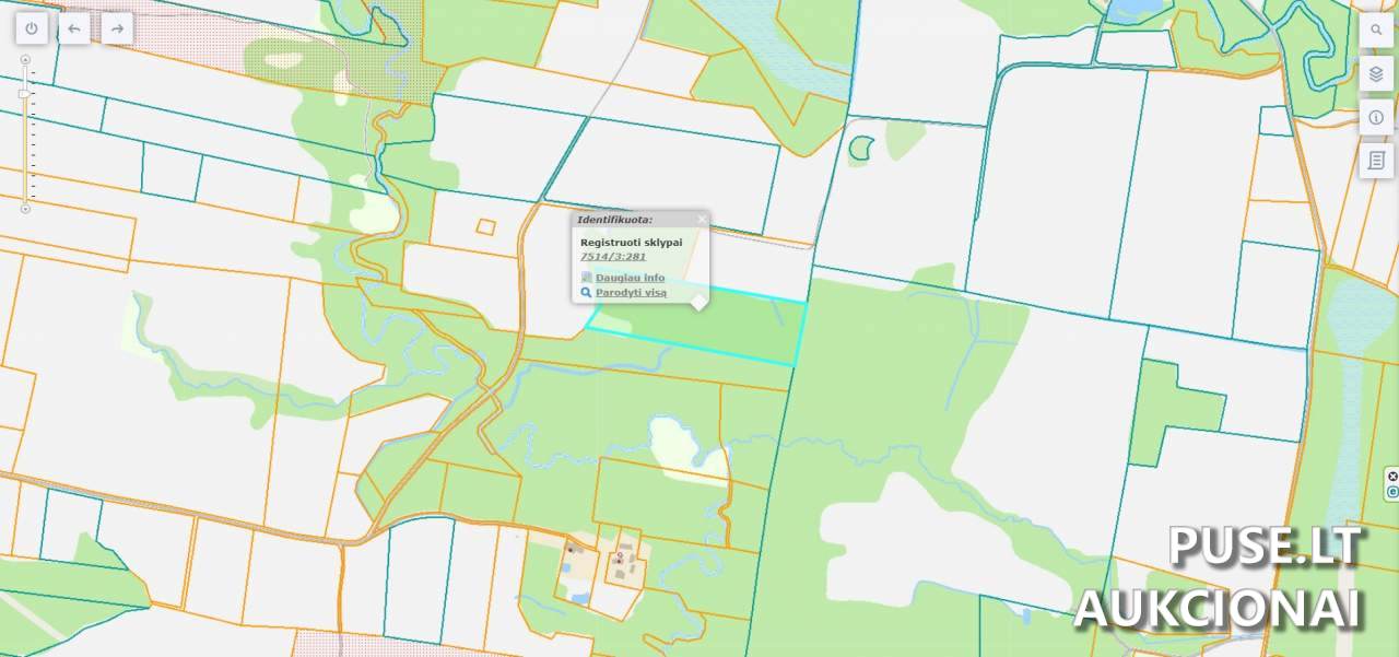 Žemės sklypas Sklypai Kervių g, 98326 Skuodo r. sav., Lithuania 3