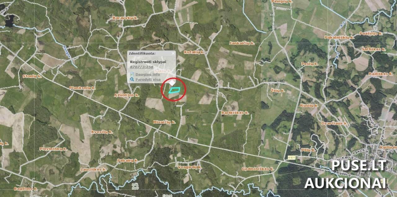 Žemės sklypas Sklypai Šakiai, 75449 Šilalės r. sav., Lithuania 5