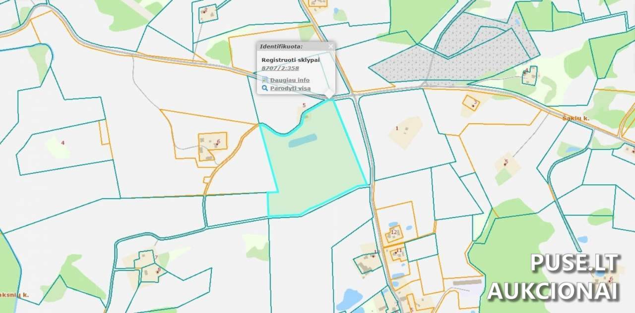 Žemės sklypas Sklypai Šilalė District Municipality, Lithuania 2