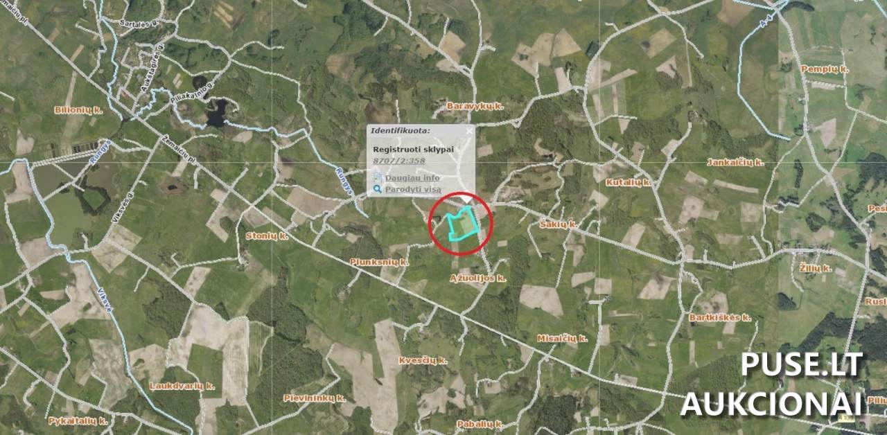 Žemės sklypas Sklypai Šilalė District Municipality, Lithuania 5