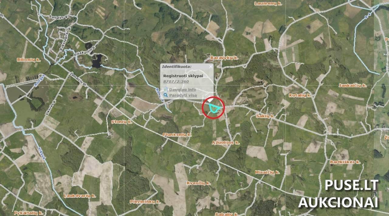 Žemės sklypas Sklypai Šilalė District Municipality, Lithuania 5