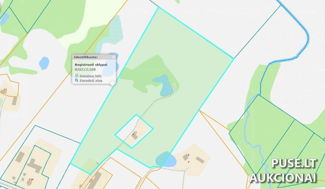 Žemės sklypas Sklypai Šakiai, 75449 Šilalės r. sav., Lithuania 2
