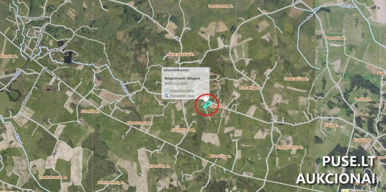 Žemės sklypas Sklypai Šakiai, 75449 Šilalės r. sav., Lithuania 5