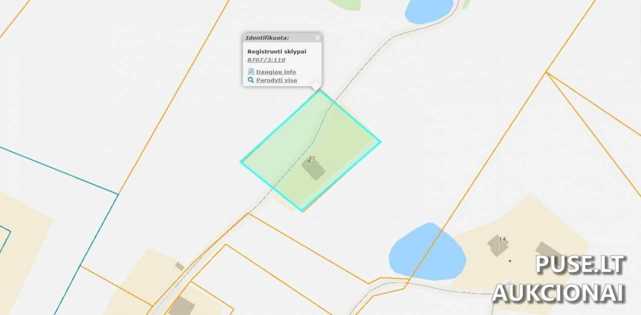 Žemės sklypas Sklypai Šakiai, 75449 Šilalės r. sav., Lithuania 2