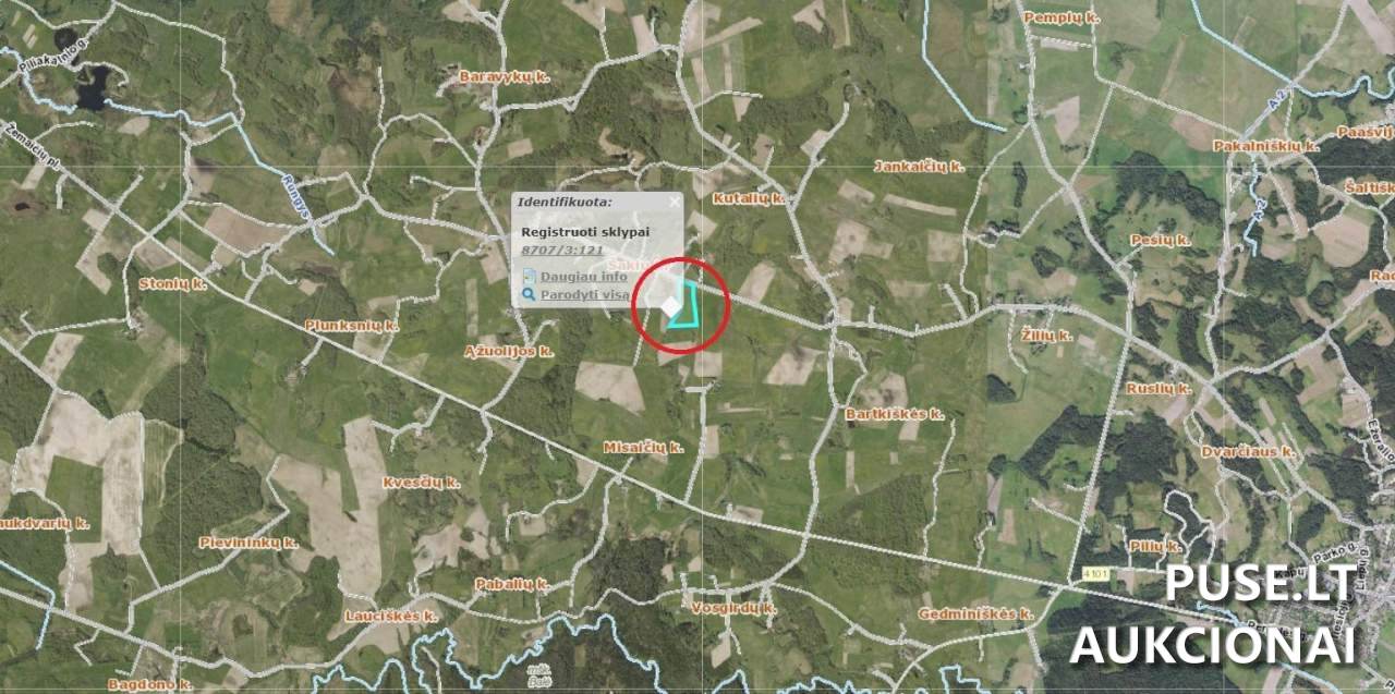 Žemės sklypas Sklypai Šakiai, 75449 Šilalės r. sav., Lithuania 5