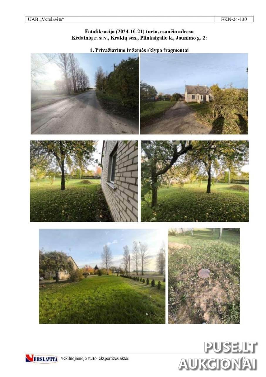 Žemės sklypas Sklypai Jaunimo g. 2, Plinkaigalis, 58242 Kėdainių r. sav., Lithuania 1