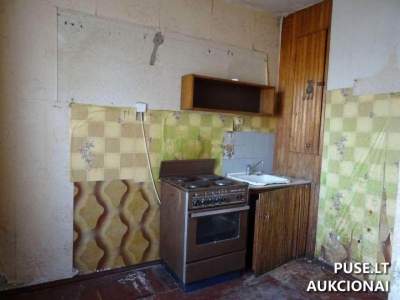 Mažos kainos 2 kambarių butas Kybartuose, J. Biliūno g. 31, Vilkaviškio r. su rūsiu už 5400 EUR