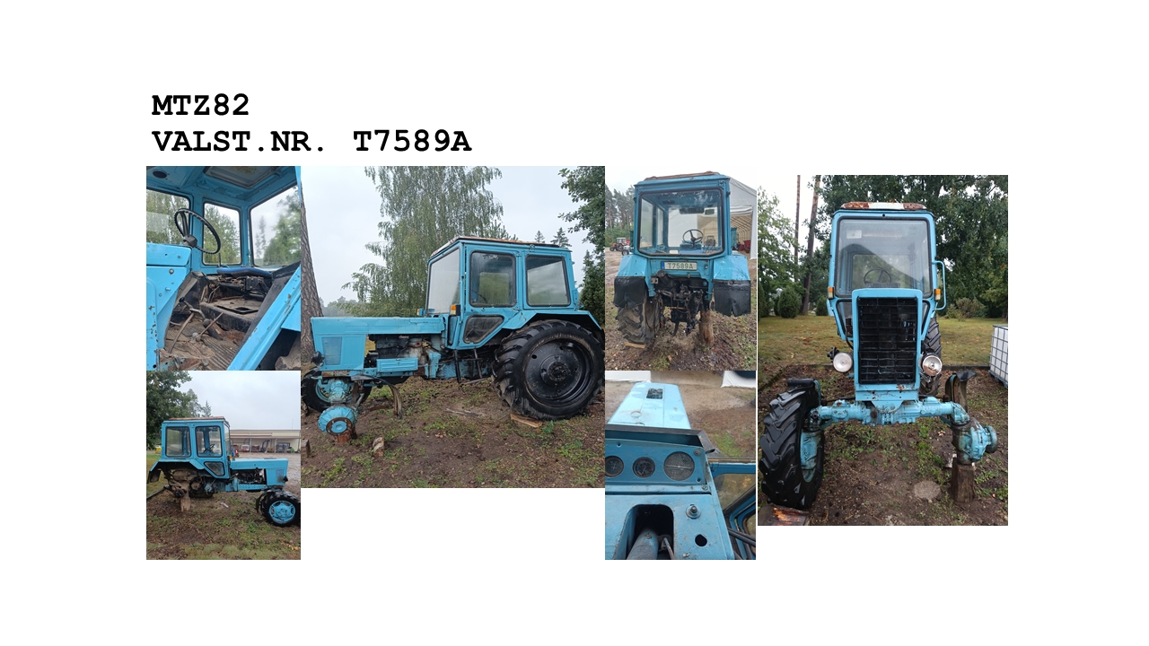 Ratinis traktorius MTZ82 Inv. nr. 14-142996 Traktoriai, savaeigės mašinos, priekabos, puspriekabės 3
