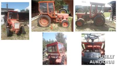 Ratinis traktorius MTZ T-25A aukcione nuo 1323 EUR - techniškai susidėvėjęs žemės ūkio technikos pardavimas