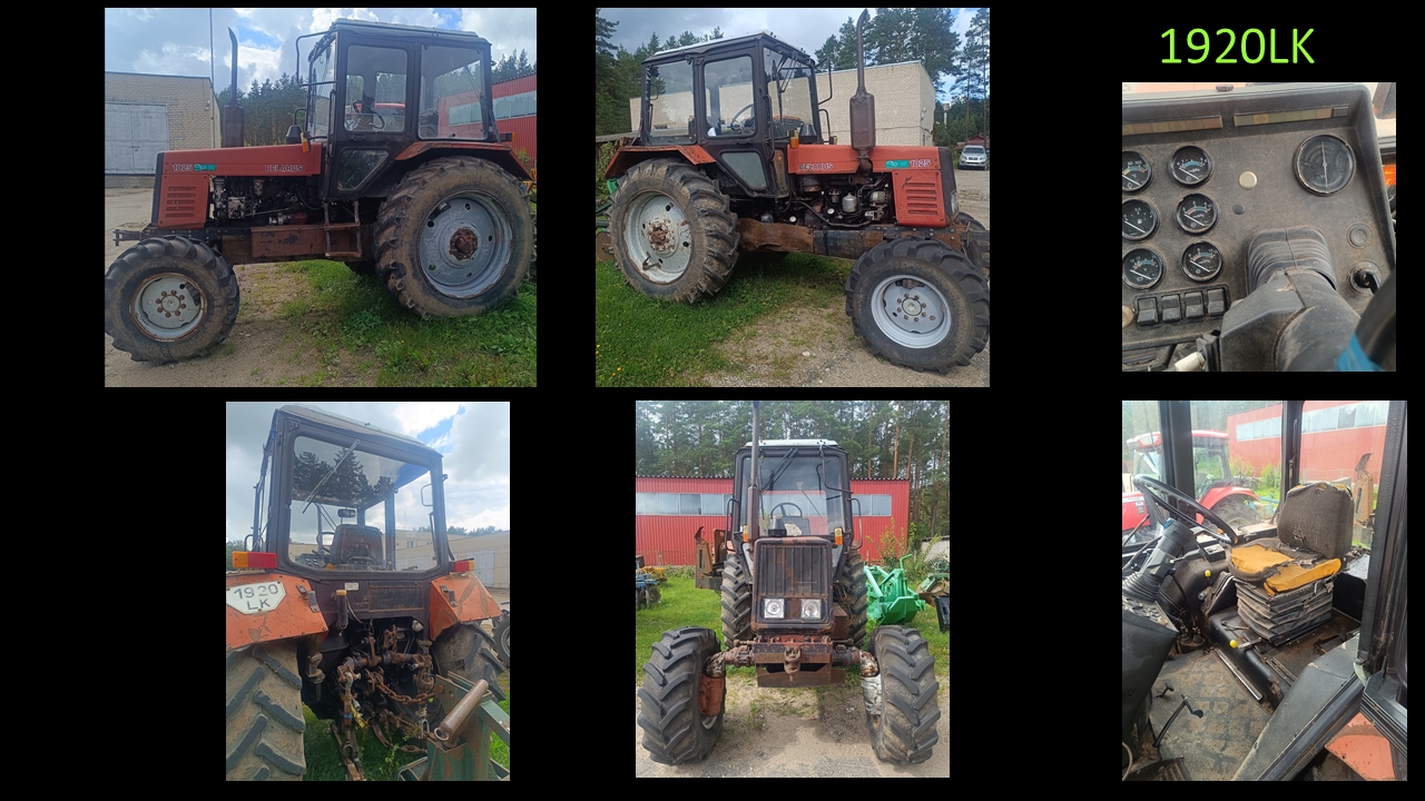 Ratinis traktorius MTZ 1025 Inv. nr. 31-41262 Traktoriai, savaeigės mašinos, priekabos, puspriekabės 3