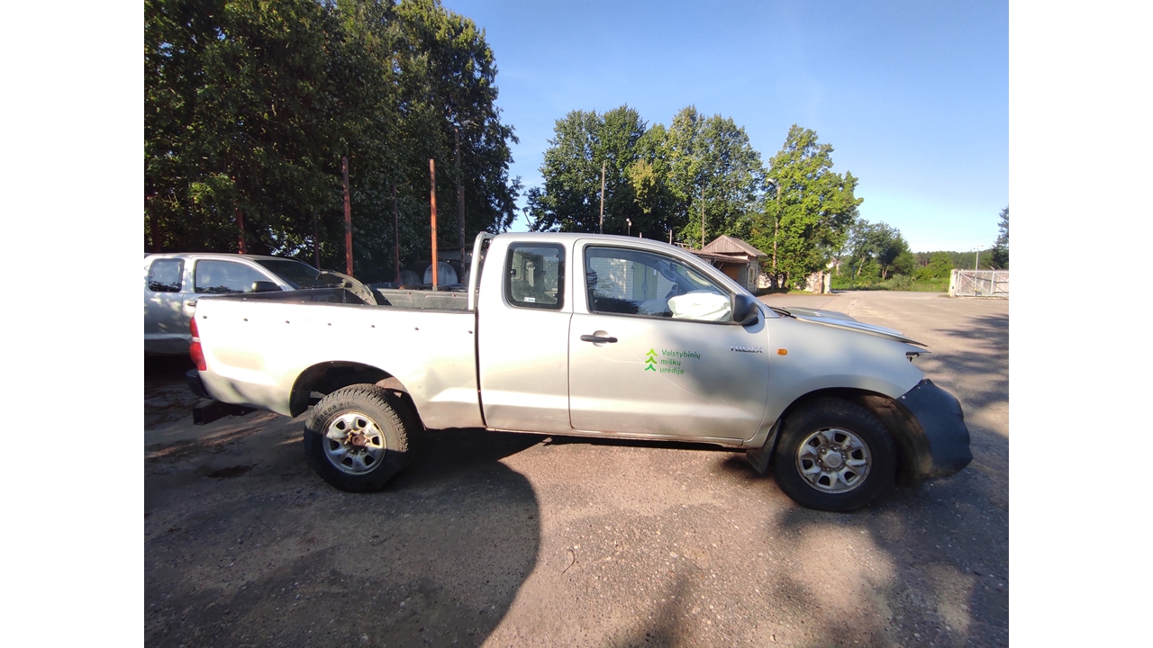 Lengvasis automobilis TOYOTA HILUX Inv. Nr. 30-1-50-538 Traktoriai, savaeigės mašinos, priekabos, puspriekabės 3