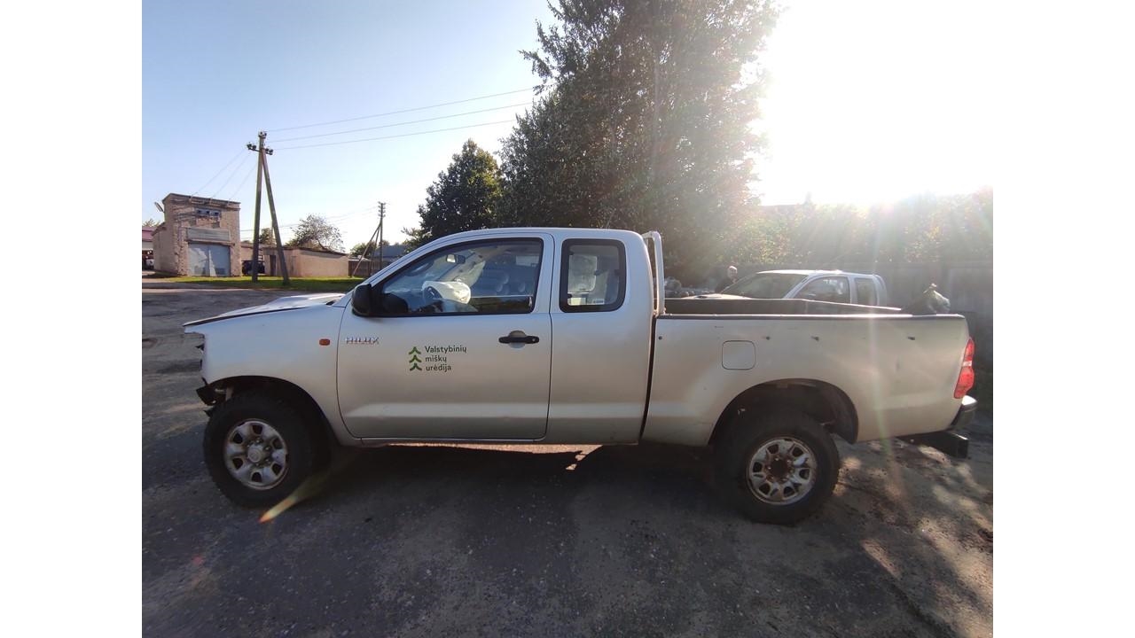 Lengvasis automobilis TOYOTA HILUX Inv. Nr. 30-1-50-538 Traktoriai, savaeigės mašinos, priekabos, puspriekabės 5
