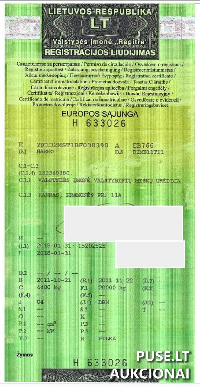 Miškovežio priekaba Narko Inv. Nr. 28-2-42-889 Traktoriai, savaeigės mašinos, priekabos, puspriekabės 1