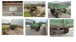 Traktoriai, savaeigės mašinos, priekabos, puspriekabės - Traktoriaus priekaba 2PTS-4M Inv. Nr. 21-0555