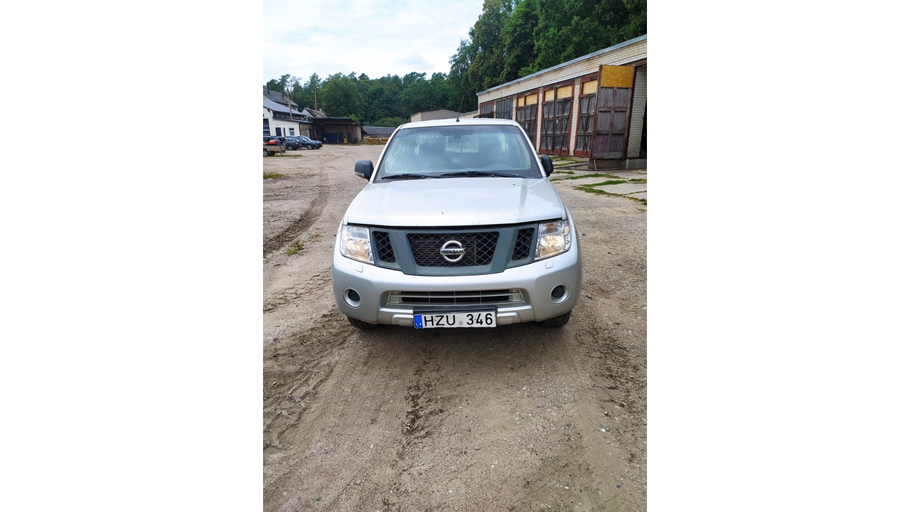 Lengvasis automobilis NISSAN NAVARA Inv. nr. 09-16-03-000527 Traktoriai, savaeigės mašinos, priekabos, puspriekabės 3