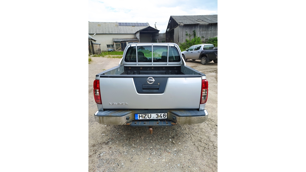 Lengvasis automobilis NISSAN NAVARA Inv. nr. 09-16-03-000527 Traktoriai, savaeigės mašinos, priekabos, puspriekabės 4