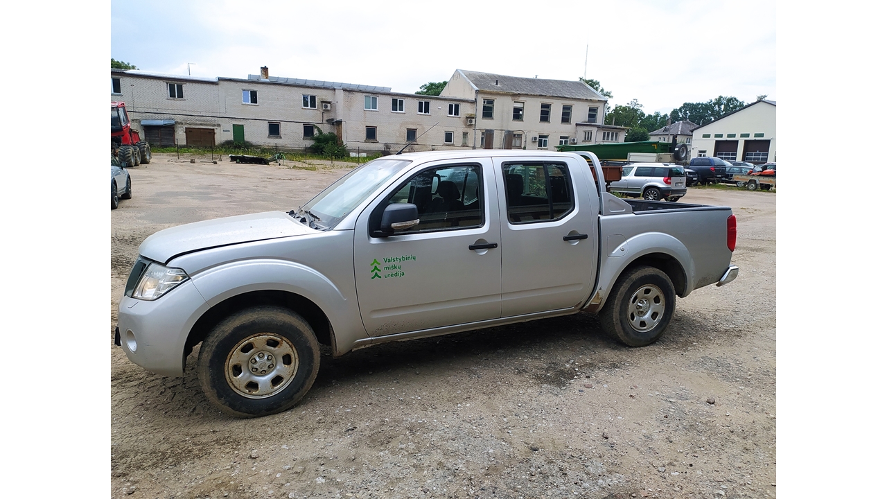 Lengvasis automobilis NISSAN NAVARA Inv. nr. 09-16-03-000527 Traktoriai, savaeigės mašinos, priekabos, puspriekabės 6