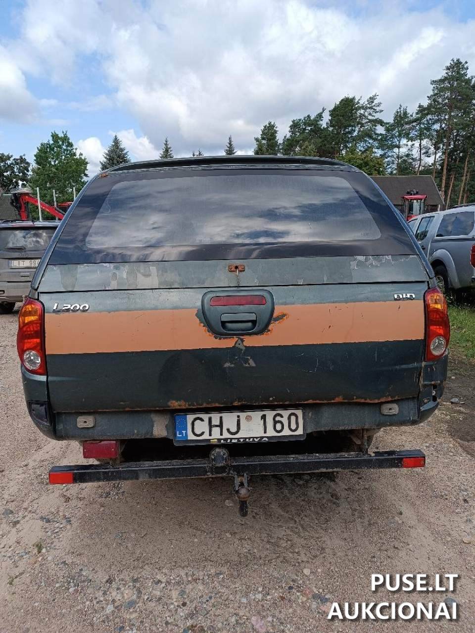 Lengvasis automobilis MITSUBISHI L200 Inv. nr. 06-03-74 Traktoriai, savaeigės mašinos, priekabos, puspriekabės 8
