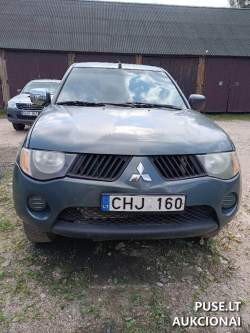 Traktoriai, savaeigės mašinos, priekabos, puspriekabės - Lengvasis automobilis MITSUBISHI L200 Inv. nr. 06-03-74