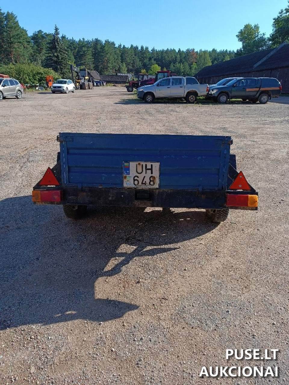 Priekaba iki 0.75 t. BELAZ 81201 Inv. Nr. 404000006537 06-03-42 Traktoriai, savaeigės mašinos, priekabos, puspriekabės 6