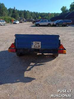 Traktoriai, savaeigės mašinos, priekabos, puspriekabės - Priekaba iki 0.75 t. BELAZ 81201 Inv. Nr. 404000006537 06-03-42