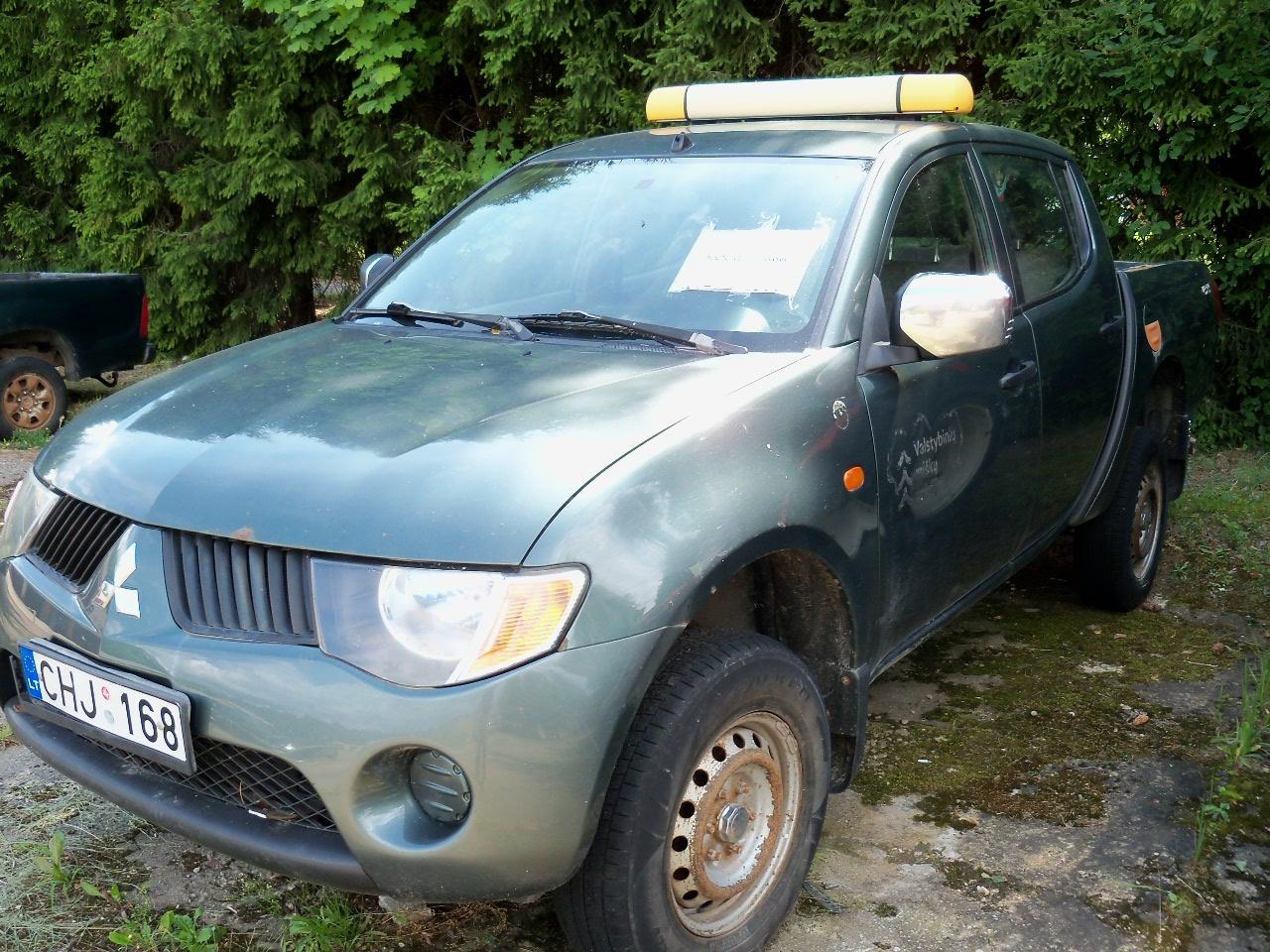 Lengvasis automobilis	MITSUBISHI	L200 Inv. nr. 05-0741-1 Traktoriai, savaeigės mašinos, priekabos, puspriekabės 8