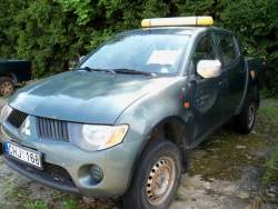 Traktoriai, savaeigės mašinos, priekabos, puspriekabės - Lengvasis automobilis	MITSUBISHI	L200 Inv. nr. 05-0741-1