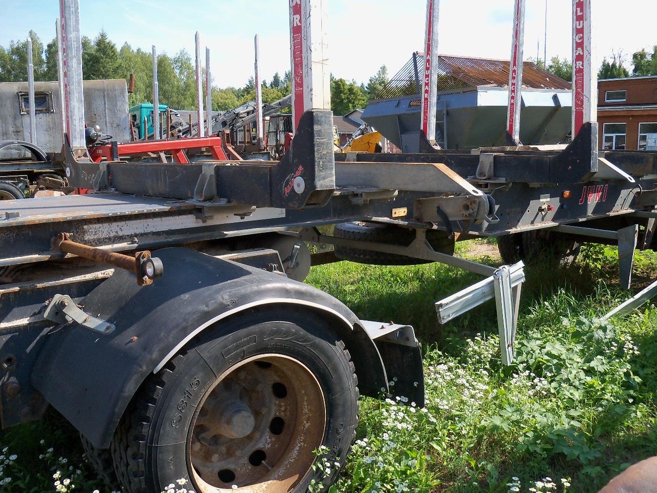 Miškovežio priekaba JYKI Inv. nr. 11-775 Traktoriai, savaeigės mašinos, priekabos, puspriekabės 3