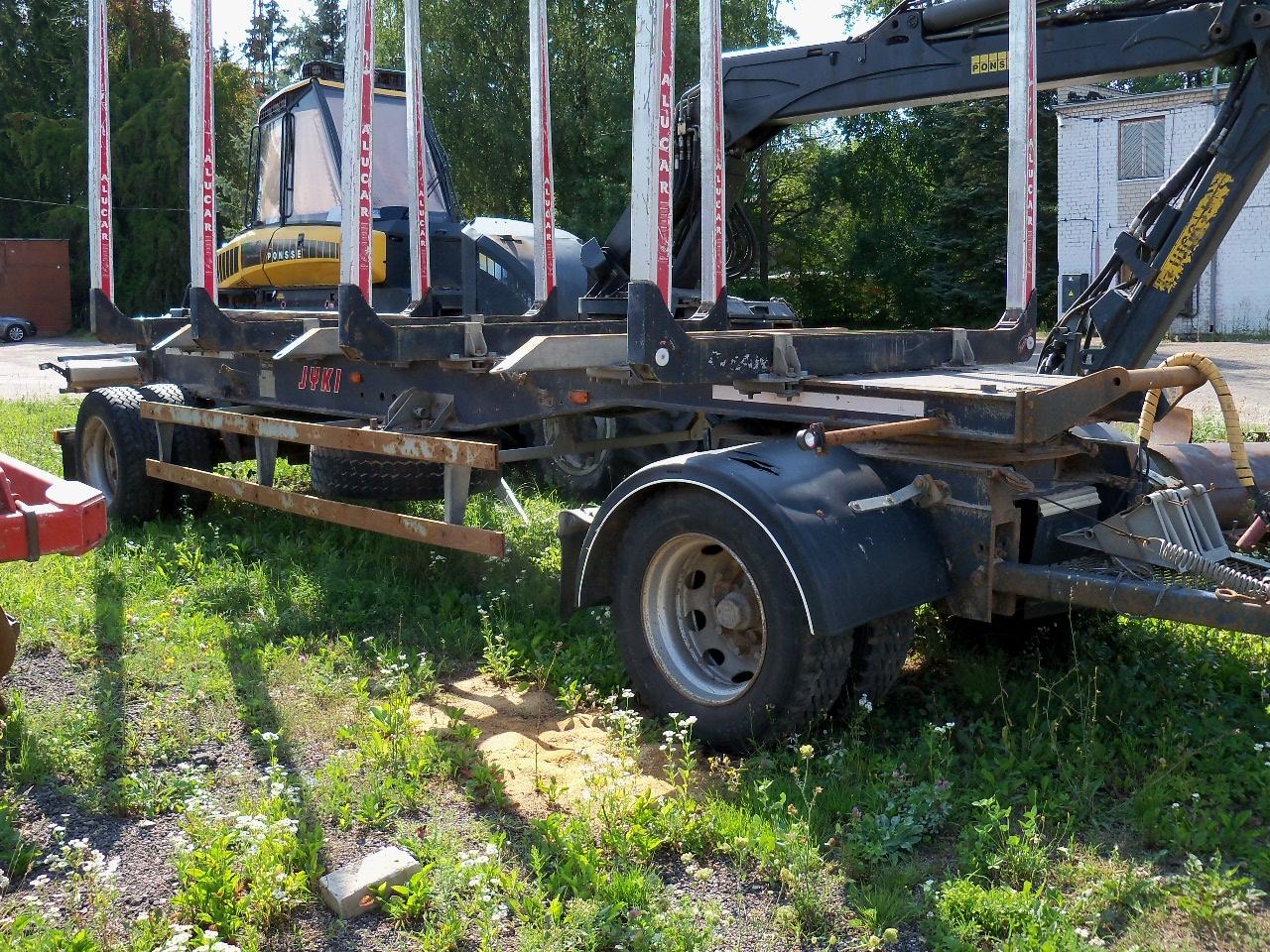 Miškovežio priekaba JYKI Inv. nr. 11-775 Traktoriai, savaeigės mašinos, priekabos, puspriekabės 4