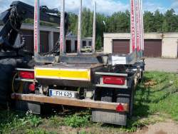 Traktoriai, savaeigės mašinos, priekabos, puspriekabės - Miškovežio priekaba JYKI Inv. nr. 11-775
