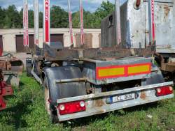 Traktoriai, savaeigės mašinos, priekabos, puspriekabės - Miškovežio priekaba CAMRO	CP1323 Inv. nr. 05-0751