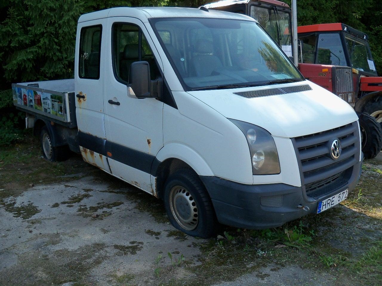 Lengvasis automobilis VOLKSWAGEN	CRAFTER Inv. nr. 07-7158 Traktoriai, savaeigės mašinos, priekabos, puspriekabės 7