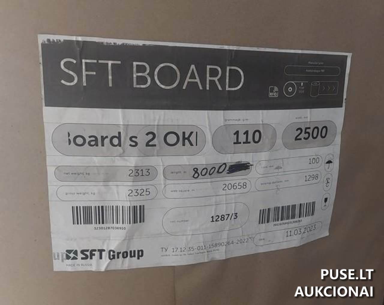 19267,00 kg kartonas SFT Board Kitas turtas 4