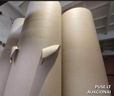 19267 kg kartono SFT Board aukcionas Panevėžyje pradinė kaina 3031 EUR su garantiniu įnašu