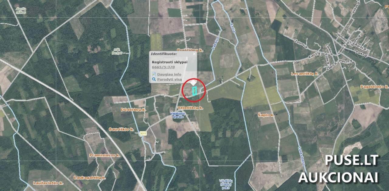 Žemės sklypas Sklypai Vėjeliškių ežerėlis, 38167, Lithuania 1