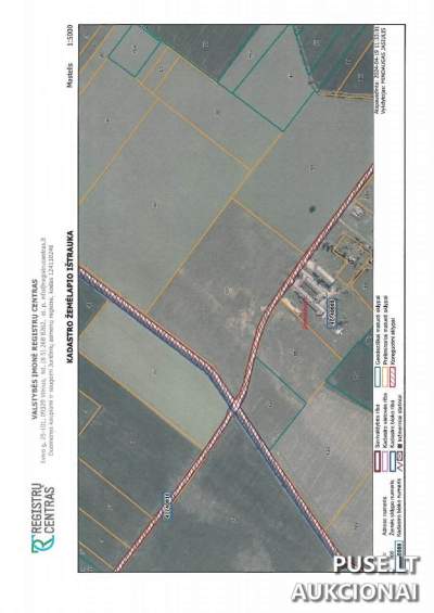 Parduodamas 9.95 ha žemės ūkio sklypas Joniškio r. sav. Žmirklių k. pradinė kaina 49140 EUR