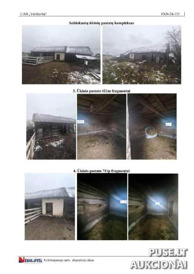 Gyvenamasis namas Kėdainių rajone, Aukštųjų Kaplių kaime, 1600 EUR pradinė kaina, 52/100 dalies pardavimas