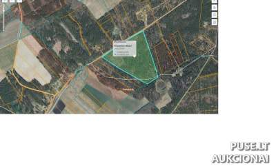 Žemės sklypo dalies aukcionas Varėnos r. sav., Perlojos k. – Pradinė kaina 5940 EUR