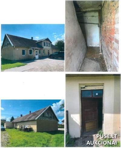Butas Šilutės rajone, Saugų kaime, Mažosios Lietuvos g. 20, pradinė kaina 3260 EUR - Antstolių varžytynės