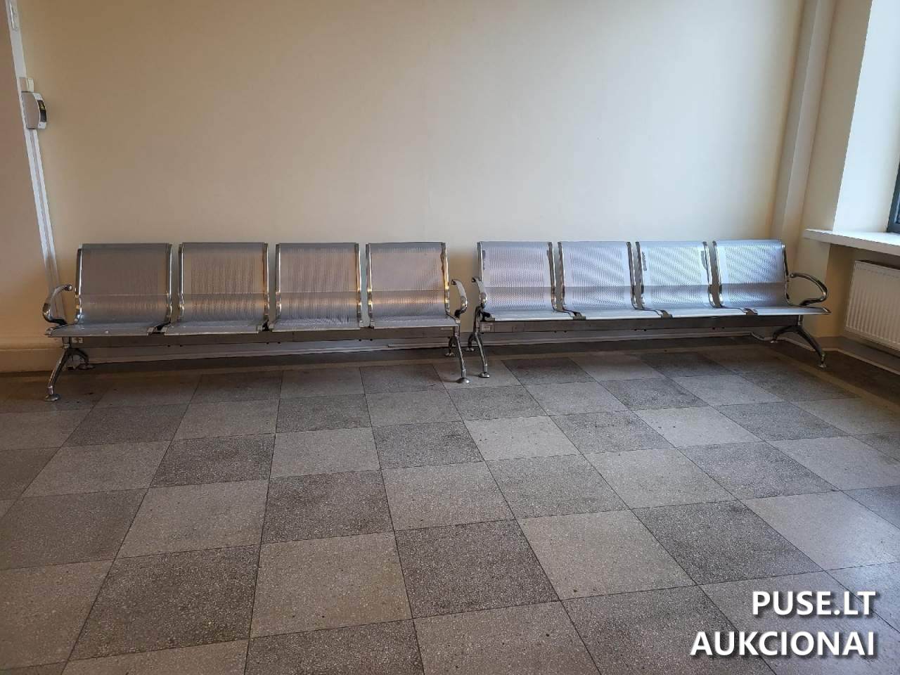 Metaliniai suolai, 8 vnt Baldai 3
