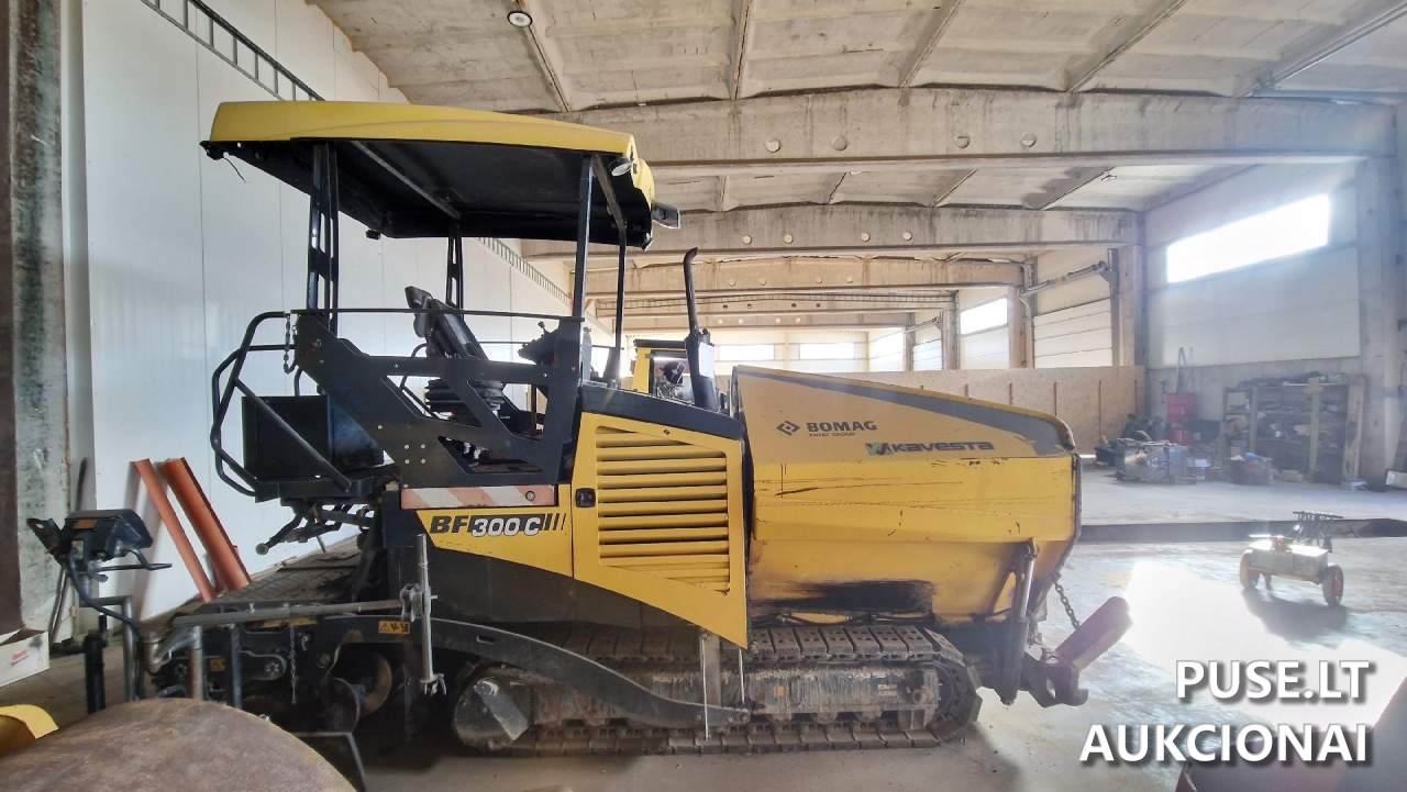 Asfalto klotuvas Bomag BF 300 Traktoriai, savaeigės mašinos, priekabos, puspriekabės 4